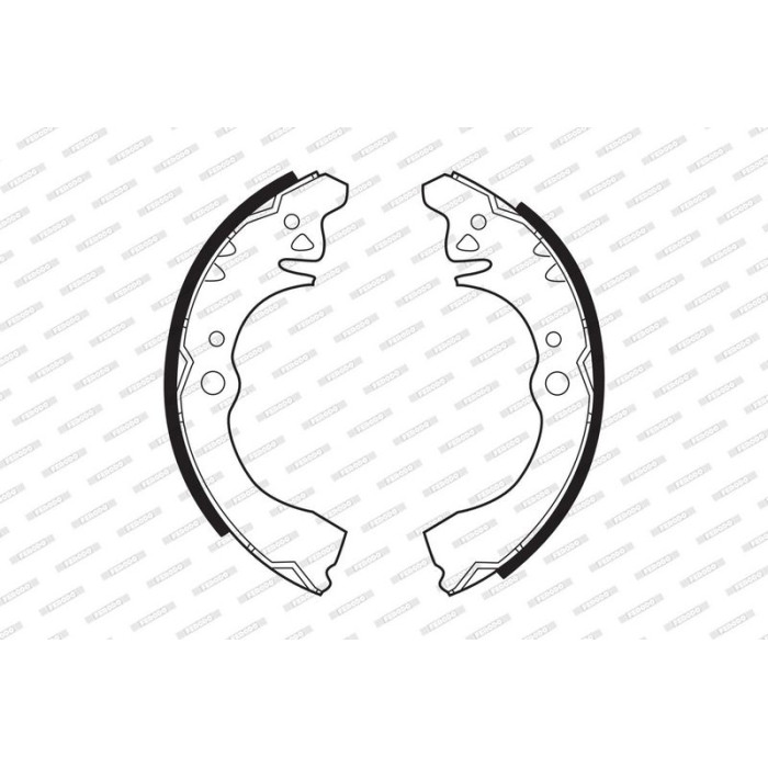 Ferodo FSB314 Bremsbackensatz PREMIER Ferodo FSB314 Bremsbackensatz PREMIER