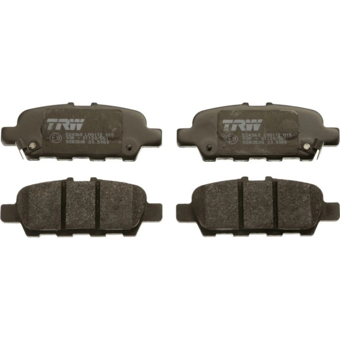 TRW GDB3508 Bremsbelagsatz, Scheibenbremse COTEC TRW GDB3508 Bremsbelagsatz, Scheibenbremse COTEC