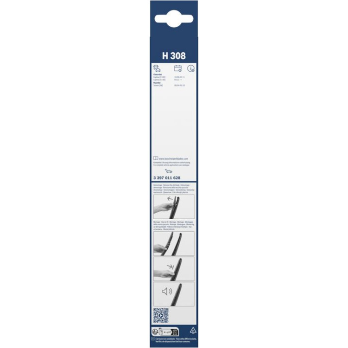 BOSCH H 308 Scheibenwischer Rear 3 397 011 628