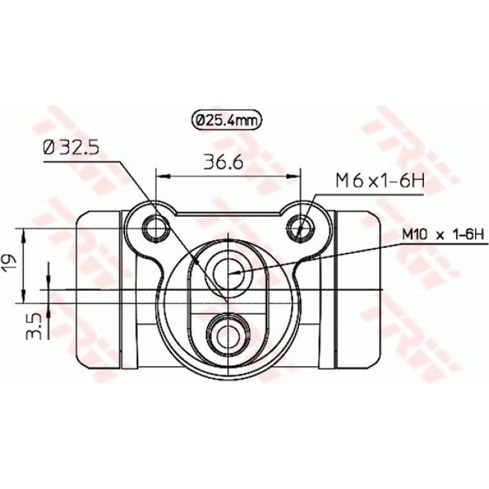 TRW BWL195 Radbremszylinder TRW BWL195 Radbremszylinder