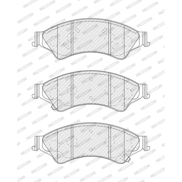 Ferodo FDB4832 Bremsbelagsatz, Scheibenbremse PREMIER ECO FRICTION