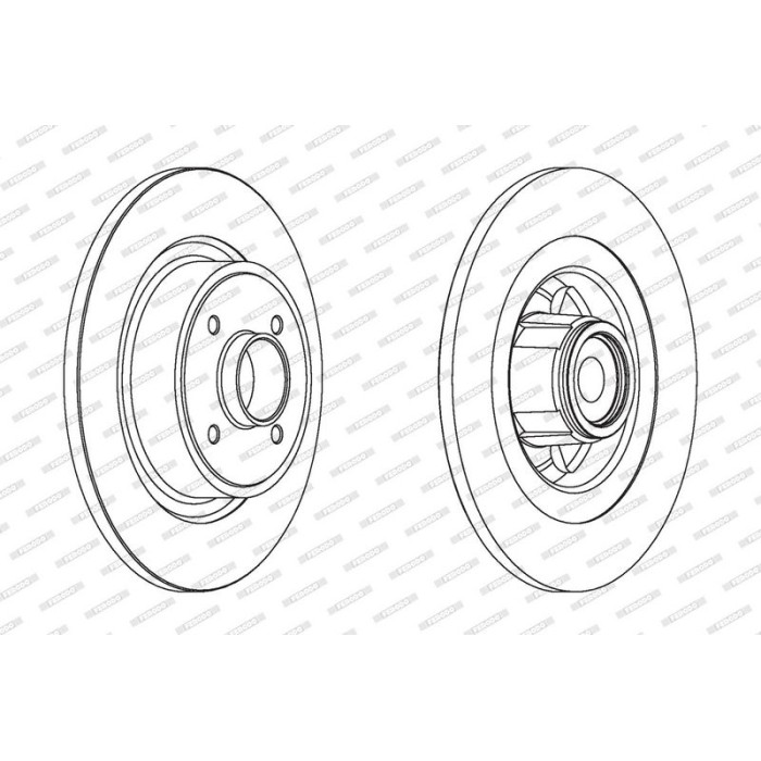Ferodo DDF1656-1 Bremsscheibe PREMIER Ferodo DDF1656-1 Bremsscheibe PREMIER