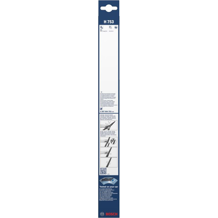 BOSCH H 753 Scheibenwischer Rear 3 397 004 753 BOSCH H 753 Scheibenwischer Rear 3 397 004 753