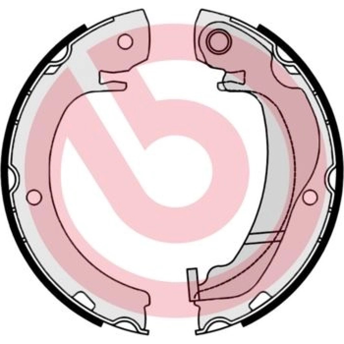 Brembo S 83 561 Bremsbackensatz, Feststellbremse ESSENTIAL LINE Brembo S 83 561 Bremsbackensatz, Feststellbremse ESSENTIAL LINE