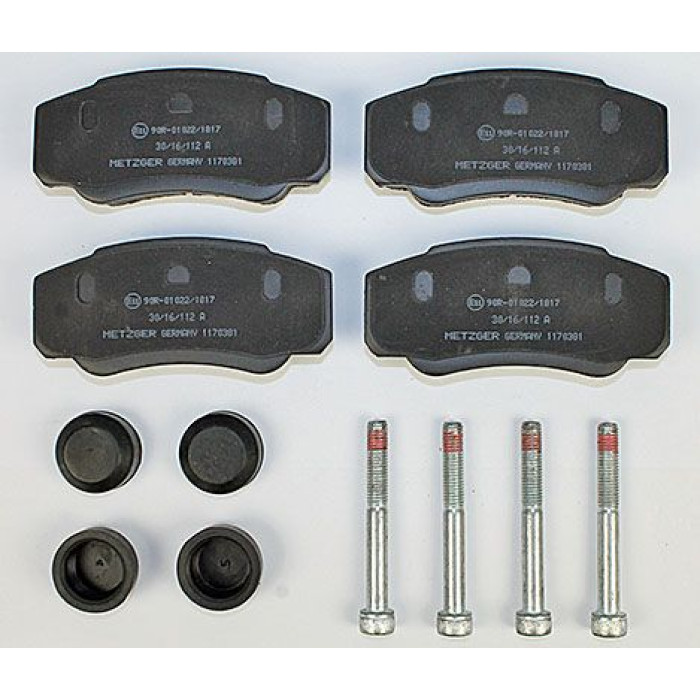 Metzger 1170381 Bremsbelagsatz, Scheibenbremse Metzger 1170381 Bremsbelagsatz, Scheibenbremse