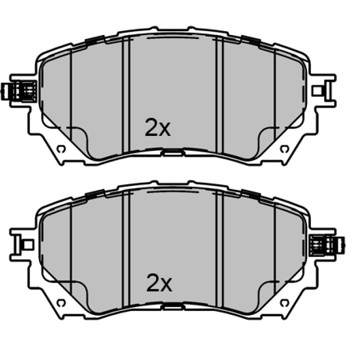 Metzger 1170811 Bremsbelagsatz, Scheibenbremse Metzger 1170811 Bremsbelagsatz, Scheibenbremse