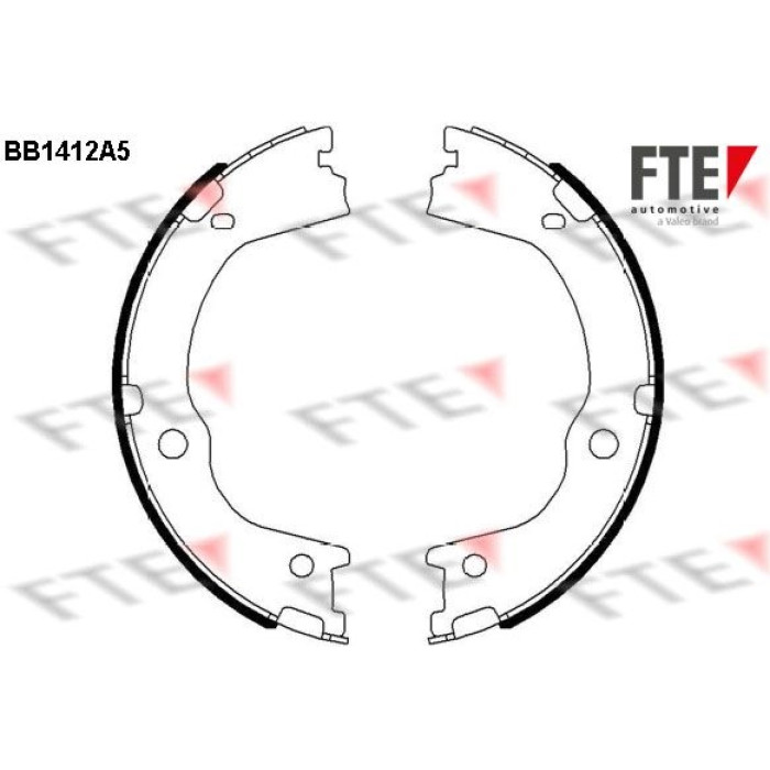 FTE 9100145 Bremsbackensatz, Feststellbremse FTE 9100145 Bremsbackensatz, Feststellbremse