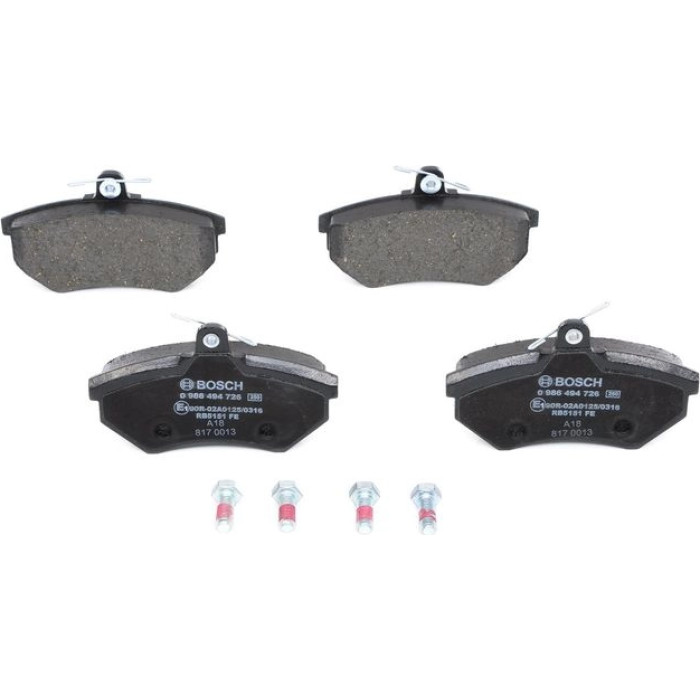BOSCH 0 986 494 726 Bremsbelagsatz, Scheibenbremse BOSCH 0 986 494 726 Bremsbelagsatz, Scheibenbremse