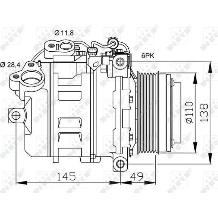 NRF 32533 Kompressor, Klimaanlage EASY FIT