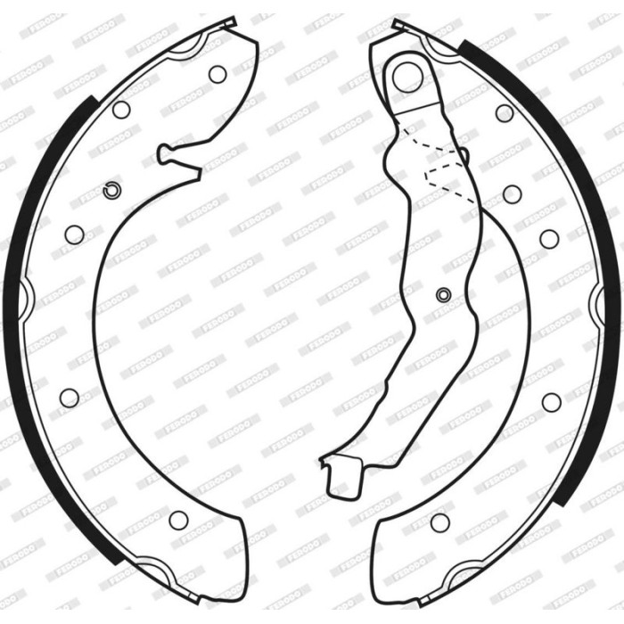 Ferodo FSB529 Bremsbackensatz PREMIER Ferodo FSB529 Bremsbackensatz PREMIER