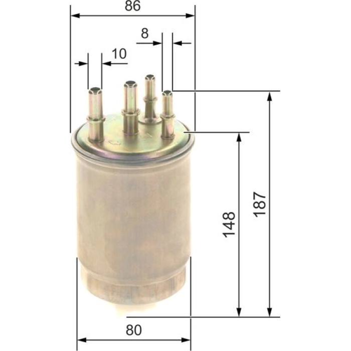 BOSCH F 026 402 244 Kraftstofffilter BOSCH F 026 402 244 Kraftstofffilter