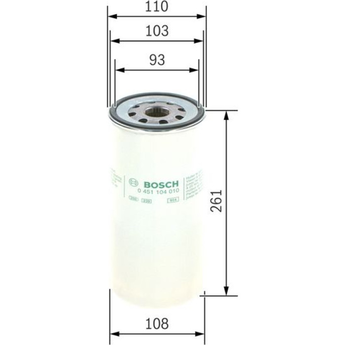 BOSCH 0 451 104 010 Ölfilter BOSCH 0 451 104 010 Ölfilter