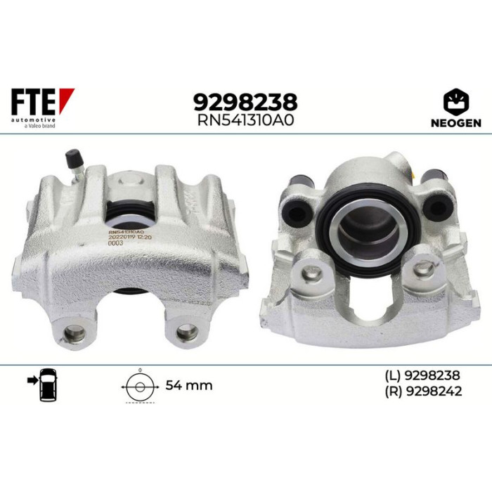 FTE 9298238 Bremssattel NEOGEN FTE 9298238 Bremssattel NEOGEN