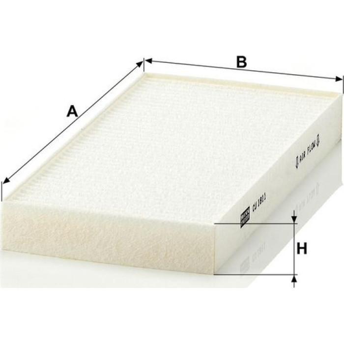 MANN-FILTER CU 1811-2 Innenraumfilter, Partikelfilter MANN-FILTER CU 1811-2 Innenraumfilter, Partikelfilter