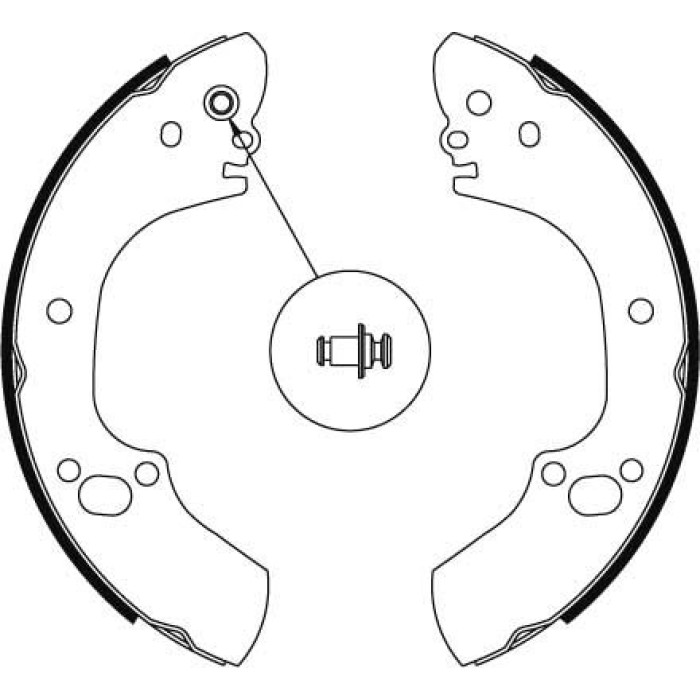 TRW GS8462 Bremsbackensatz