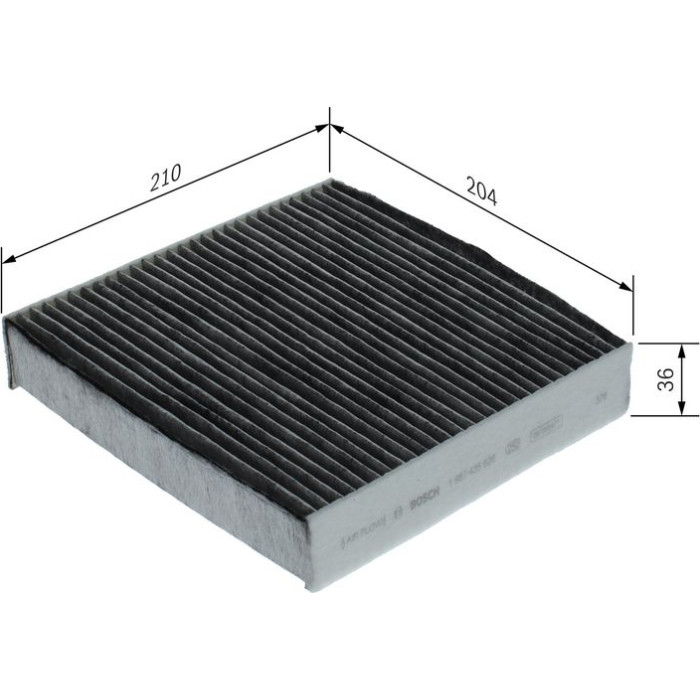 BOSCH 1 987 435 626 Filter, Innenraumluft