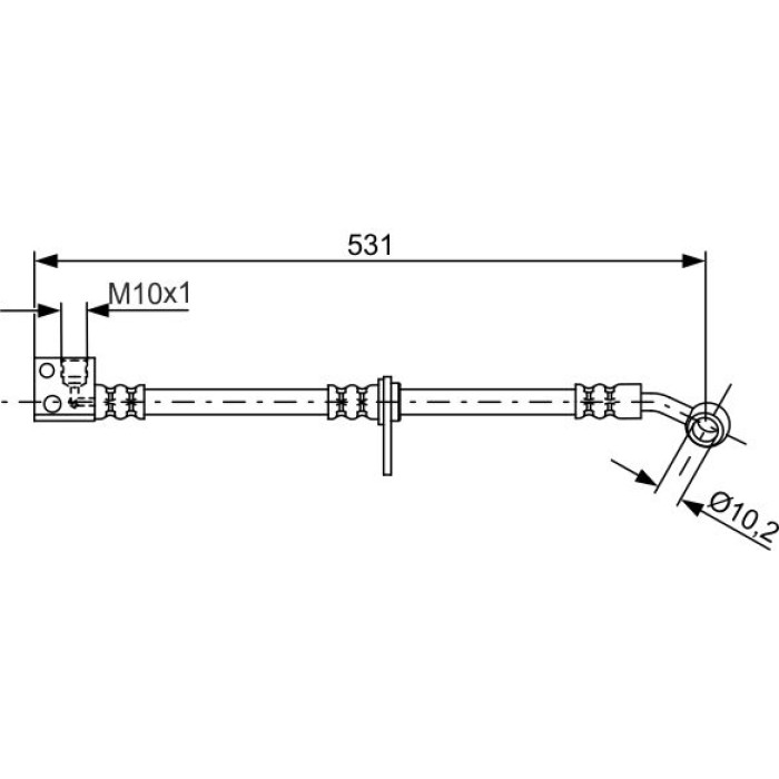 BOSCH 1 987 481 798 Bremsschlauch