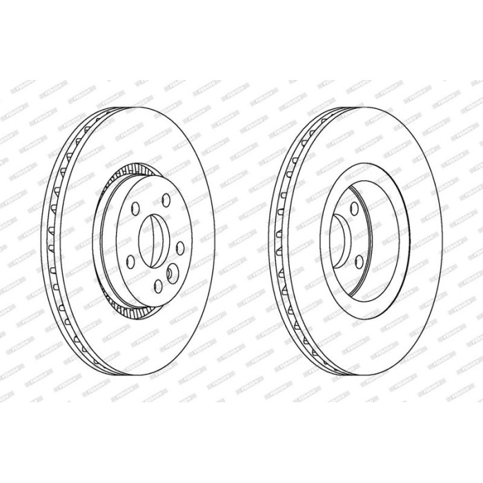 Ferodo DDF1607C-1 Bremsscheibe PREMIER Ferodo DDF1607C-1 Bremsscheibe PREMIER