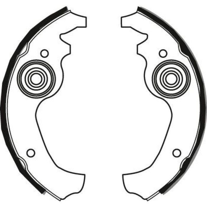 TRW GS8233 Bremsbackensatz TRW GS8233 Bremsbackensatz