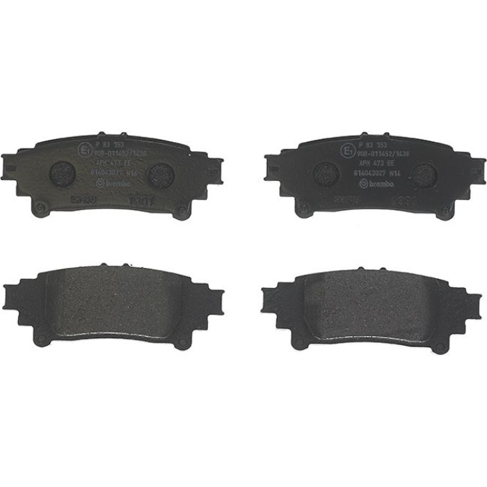 Brembo P 83 153 Bremsbelagsatz, Scheibenbremse PRIME LINE Brembo P 83 153 Bremsbelagsatz, Scheibenbremse PRIME LINE