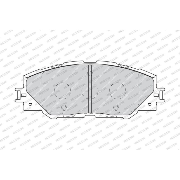 Ferodo FDB4136 Bremsbelagsatz, Scheibenbremse PREMIER ECO FRICTION Ferodo FDB4136 Bremsbelagsatz, Scheibenbremse PREMIER ECO FRICTION
