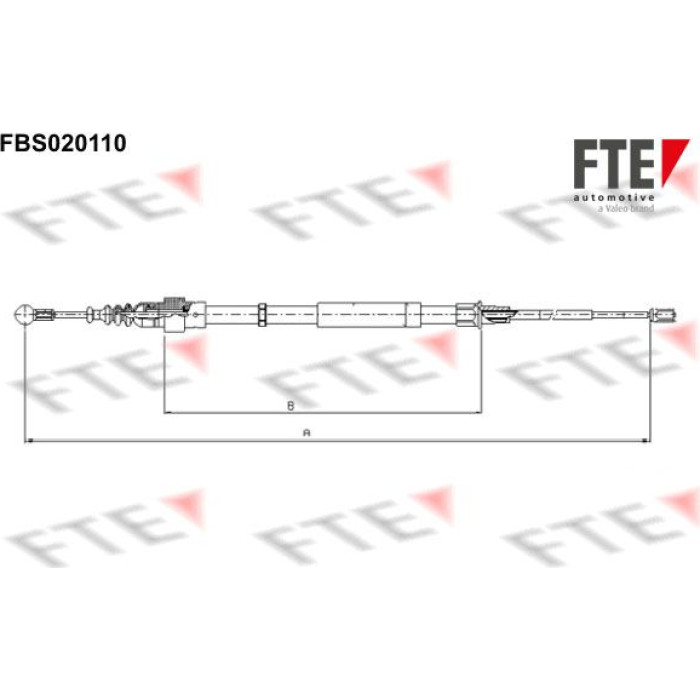 FTE 9250015 Seilzug, Feststellbremse