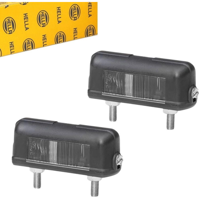 2x Hella 2KA 357 014-001 Kennzeichenleuchte ValueFit 2x Hella 2KA 357 014-001 Kennzeichenleuchte ValueFit