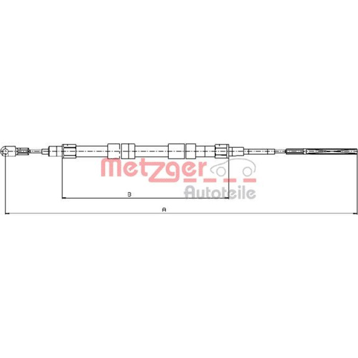 Metzger 10.4156 Seilzug, Feststellbremse