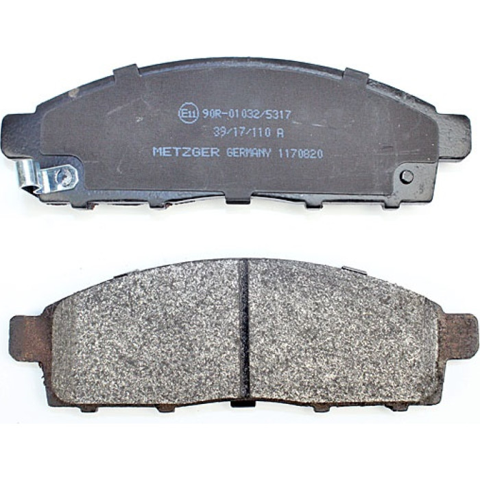 Metzger 1170820 Bremsbelagsatz, Scheibenbremse Metzger 1170820 Bremsbelagsatz, Scheibenbremse