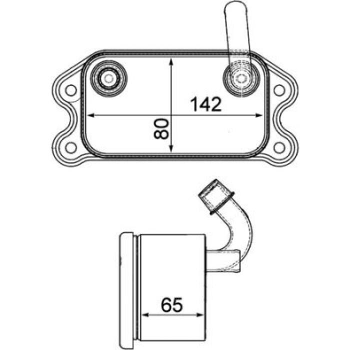 Mahle CLC 101 000P Ölkühler, Motoröl BEHR Premium Line Mahle CLC 101 000P Ölkühler, Motoröl BEHR Premium Line