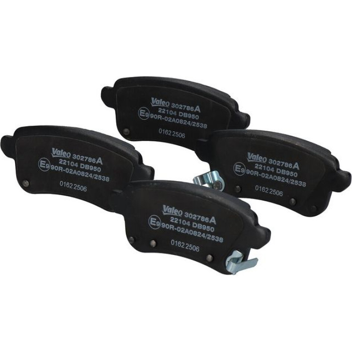Valeo 302786A Bremsbelagsatz, Scheibenbremse EXPERT