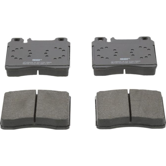 Ferodo FDB800 Bremsbelagsatz, Scheibenbremse PREMIER ECO FRICTION Ferodo FDB800 Bremsbelagsatz, Scheibenbremse PREMIER ECO FRICTION