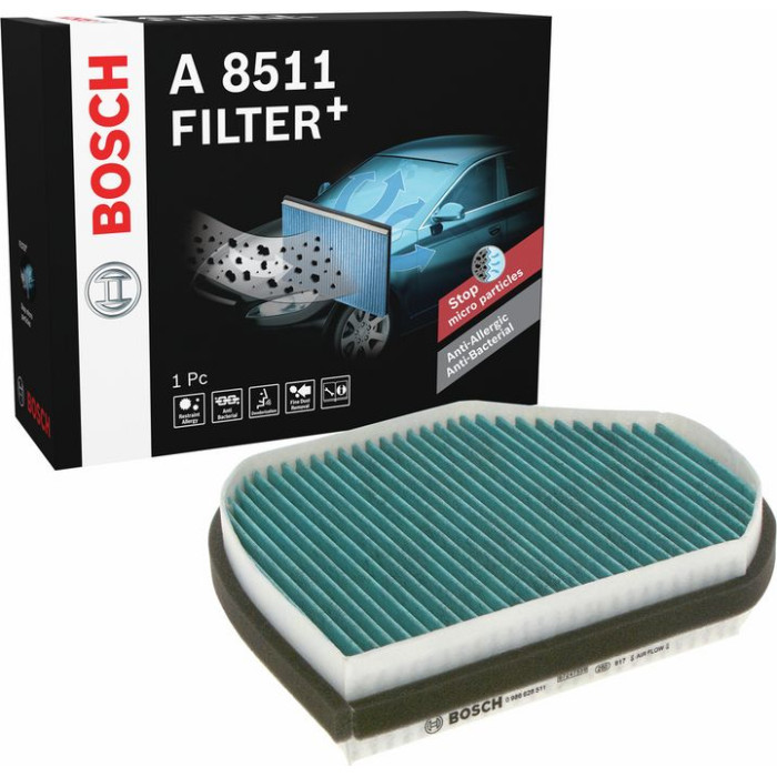 BOSCH 0 986 628 511 Innenraumfilter BOSCH 0 986 628 511 Innenraumfilter