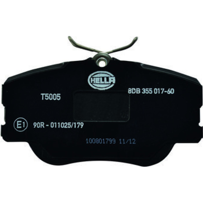 Hella 8DB 355 017-601 Bremsbelagsatz, Scheibenbremse Hella 8DB 355 017-601 Bremsbelagsatz, Scheibenbremse