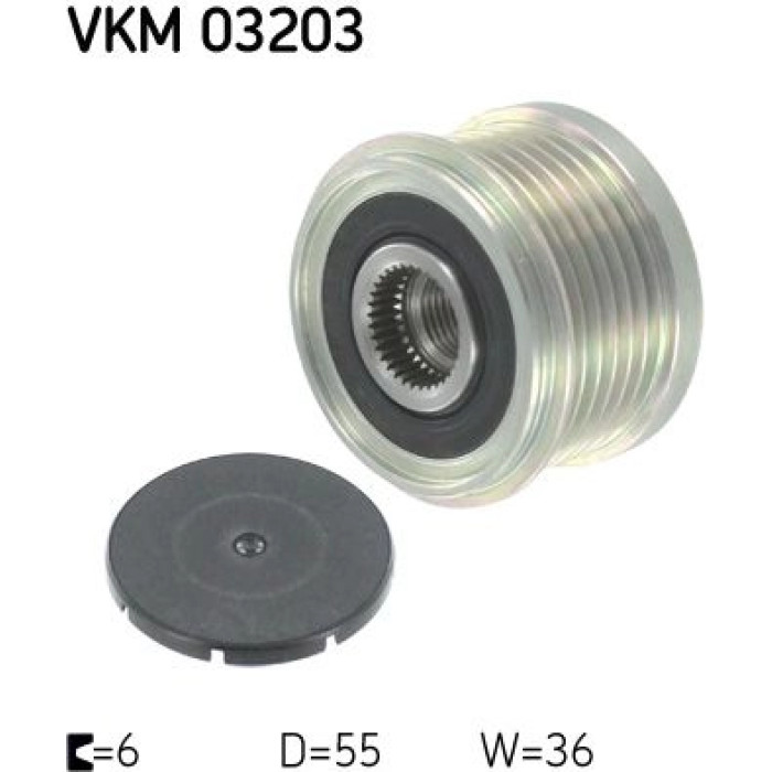 SKF VKM 03203 Generatorfreilauf SKF VKM 03203 Generatorfreilauf