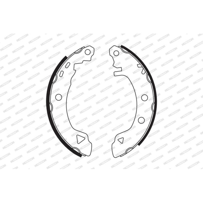 Ferodo FSB553 Bremsbackensatz PREMIER