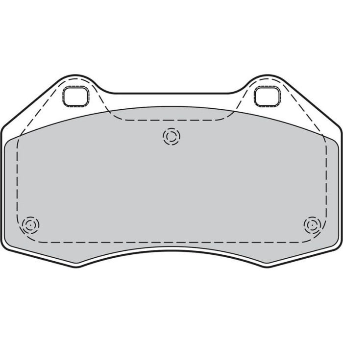 Valeo 598861 Bremsbelagsatz, Scheibenbremse