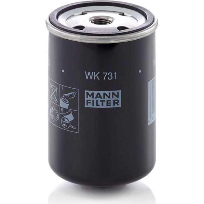 Mann-Filter WK 731 Kraftstofffilter Mann-Filter WK 731 Kraftstofffilter