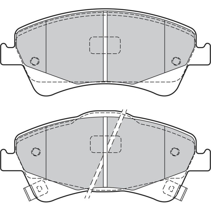 Valeo 601059 Bremsbelagsatz, Scheibenbremse