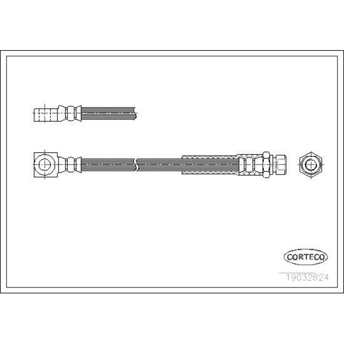 Corteco 19032624 Bremsschlauch