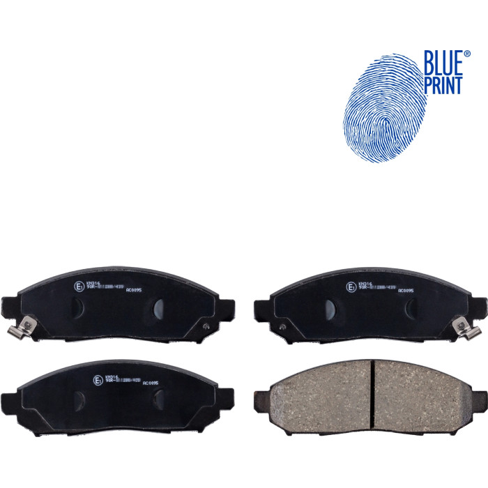 Blue Print ADN142130 Bremsbelagsatz, Scheibenbremse