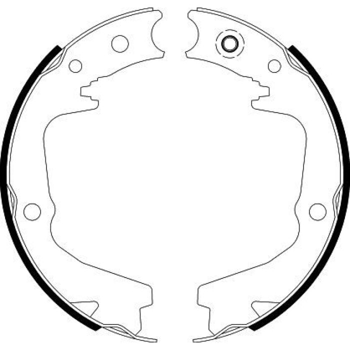 Hella 8DA 355 051-141 Bremsbackensatz, Feststellbremse Hella 8DA 355 051-141 Bremsbackensatz, Feststellbremse