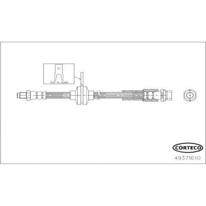 Corteco 49371610 Bremsschlauch