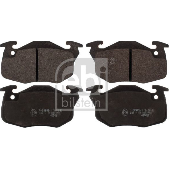 FEBI BILSTEIN 116043 Bremsbeläge FEBI BILSTEIN 116043 Bremsbeläge