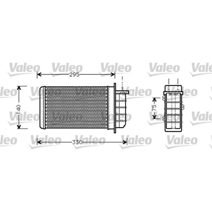Valeo 812281 Wärmetauscher, Innenraumheizung Valeo 812281 Wärmetauscher, Innenraumheizung