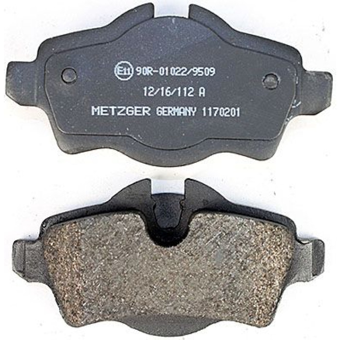 Metzger 1170201 Bremsbelagsatz, Scheibenbremse Metzger 1170201 Bremsbelagsatz, Scheibenbremse