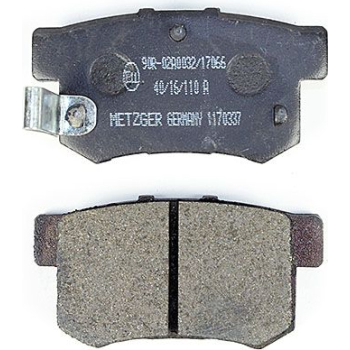 Metzger 1170337 Bremsbelagsatz, Scheibenbremse Metzger 1170337 Bremsbelagsatz, Scheibenbremse
