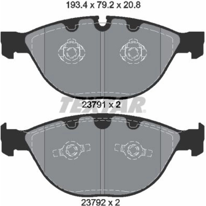 Textar 2379101 Bremsbelagsatz, Scheibenbremse Q+ Textar 2379101 Bremsbelagsatz, Scheibenbremse Q+