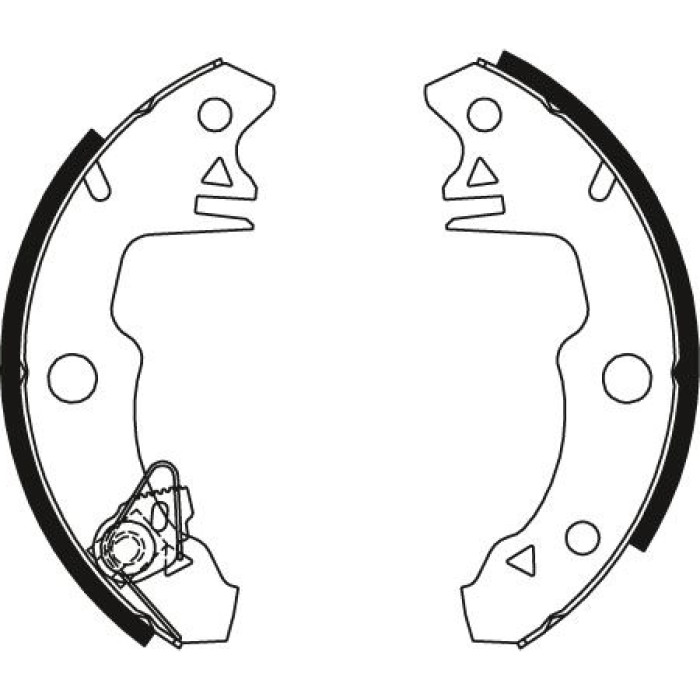 TRW GS8319 Bremsbackensatz