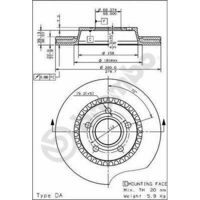 Bremsscheibe 09.4964.10